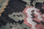 Turkish Kilim patchwork rug handwoven with quality wools